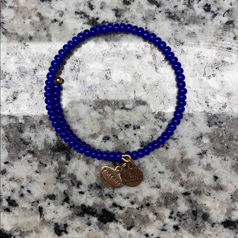 Alex and Ani Blue Bead Band